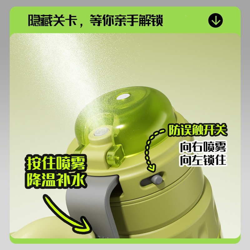 Summer sports spray cups, plastic cups for men and women, portable and heat-resistant, large-capacity straws for school, student water cups Application Scenario