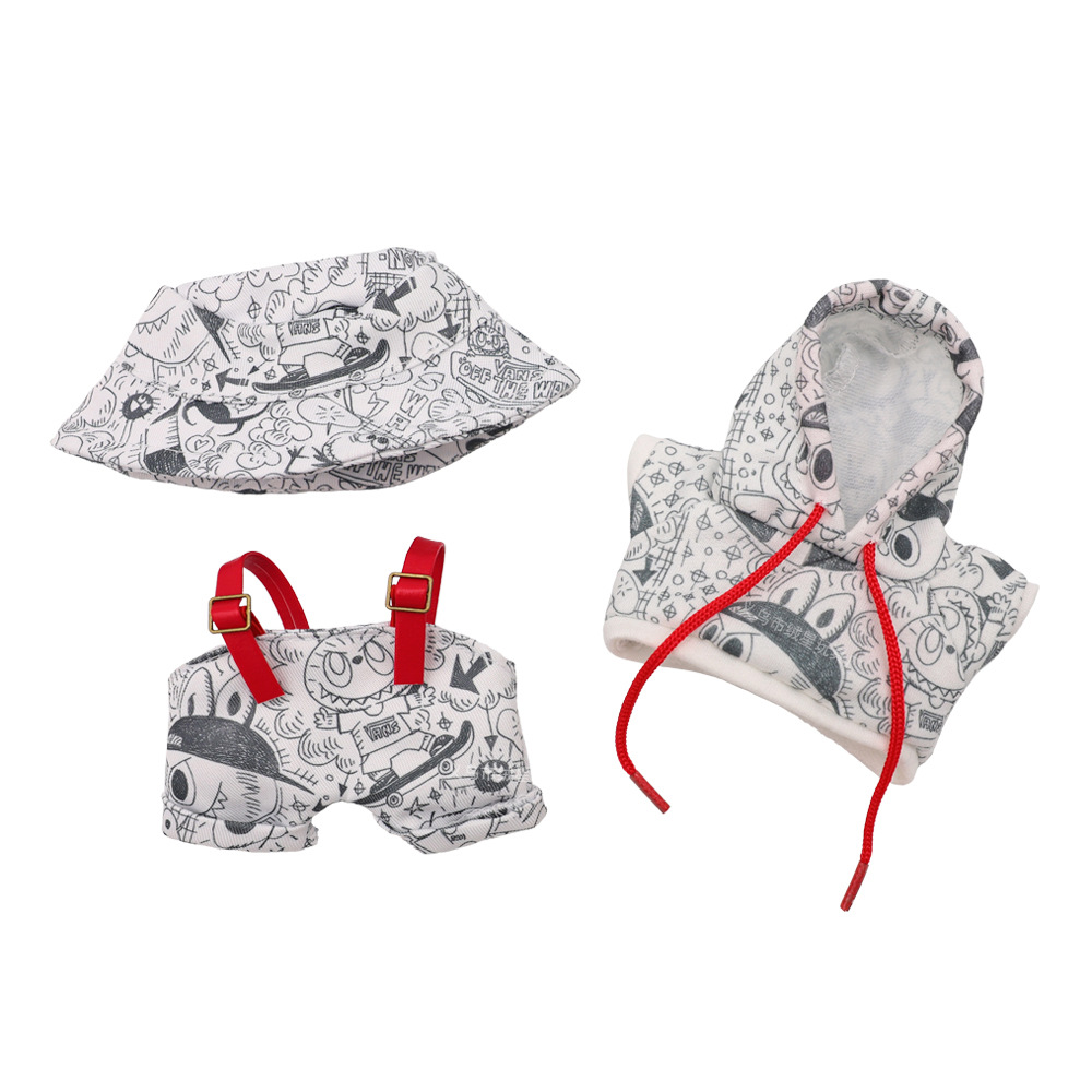 娃衣/拉布布娃衣/labubu娃衣/娃娃衣服/棉花娃娃白底实物图