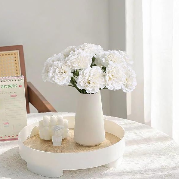 仿真花DIY发饰配件/假花/5朵塑膠花/仿真花/假花批发细节图