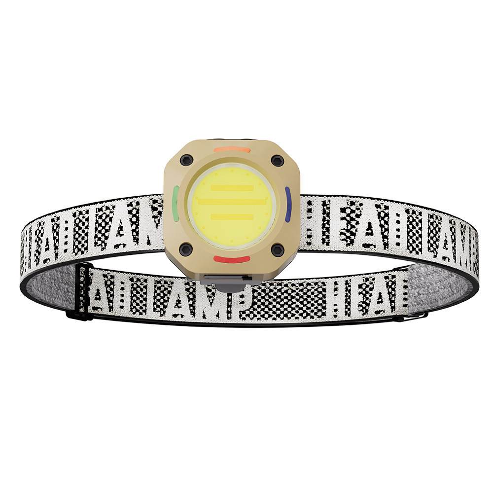 New cross-border COB multi-functional outdoor headlamp, LED strong light, ultra-long battery life, night fishing light, portable cap clip light, mini flashlight Item Picture