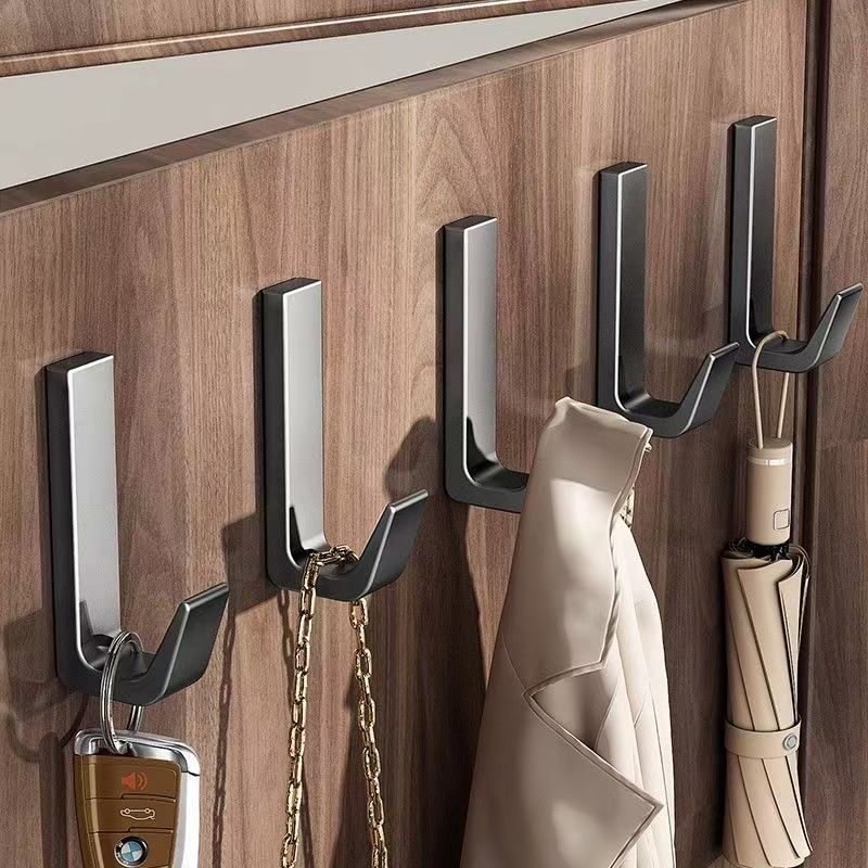 免打孔强力粘胶衣服挂钩门后壁挂墙上衣架卫生间毛巾承重墙壁粘钩