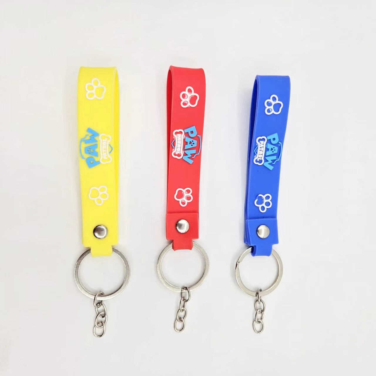 新款钥匙链公仔软胶绳包包挂件配件皮绳可爱pvc钥匙链软胶绳批发产品图