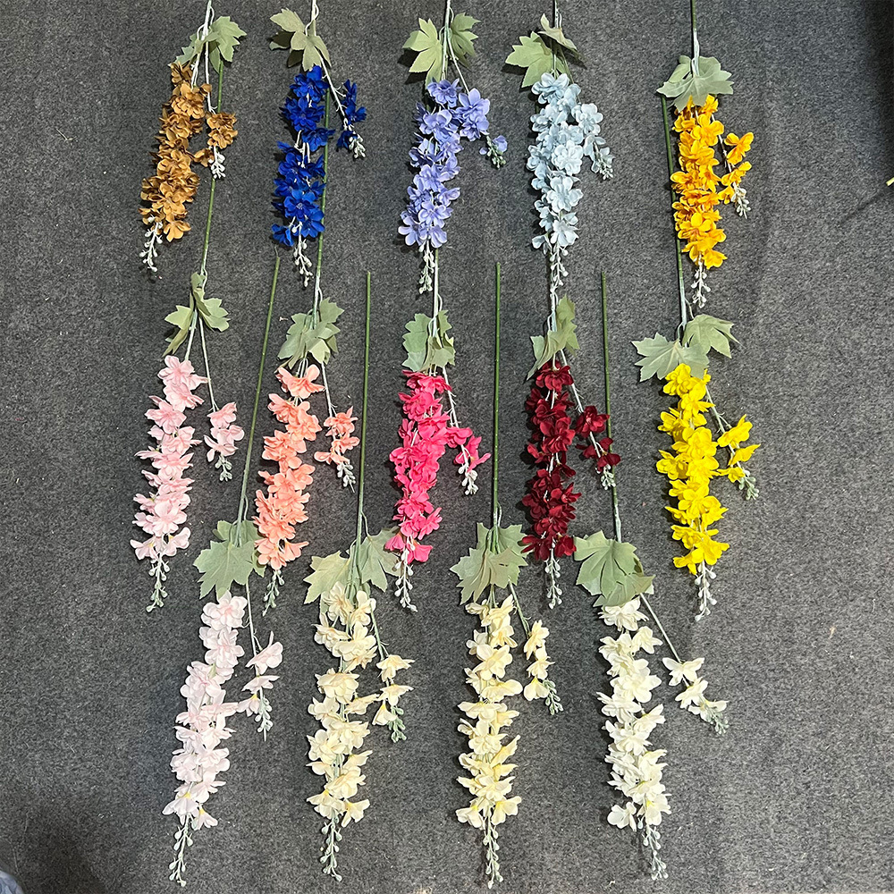 仿真双叉飞燕人工假花绢花人造塑料花高级感客厅摆件婚庆花艺成品产品图