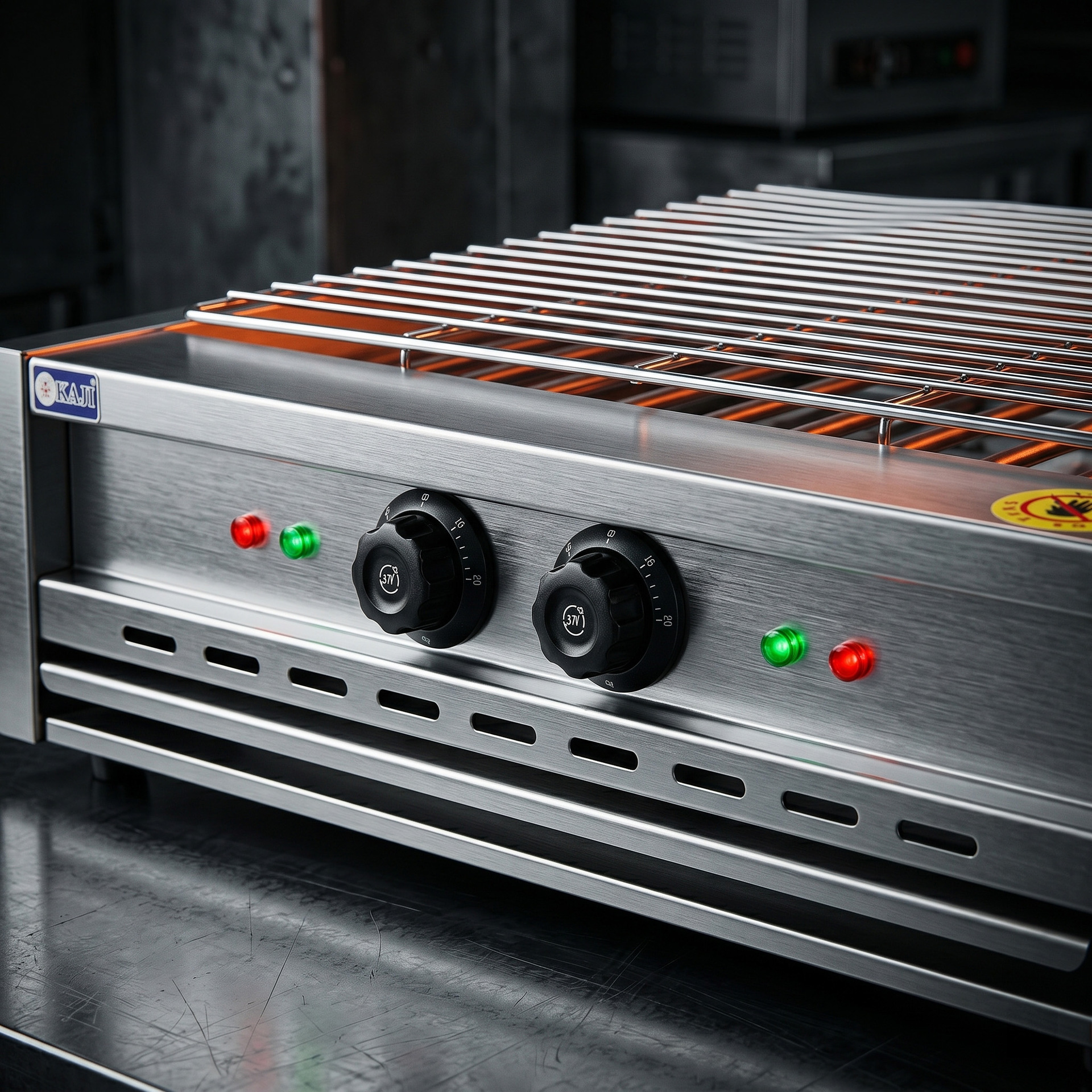 Commercial widened smokeless barbecue grills, hotel and restaurant skewers, oyster grills, multi-functional barbecue equipment for street vending Specification image