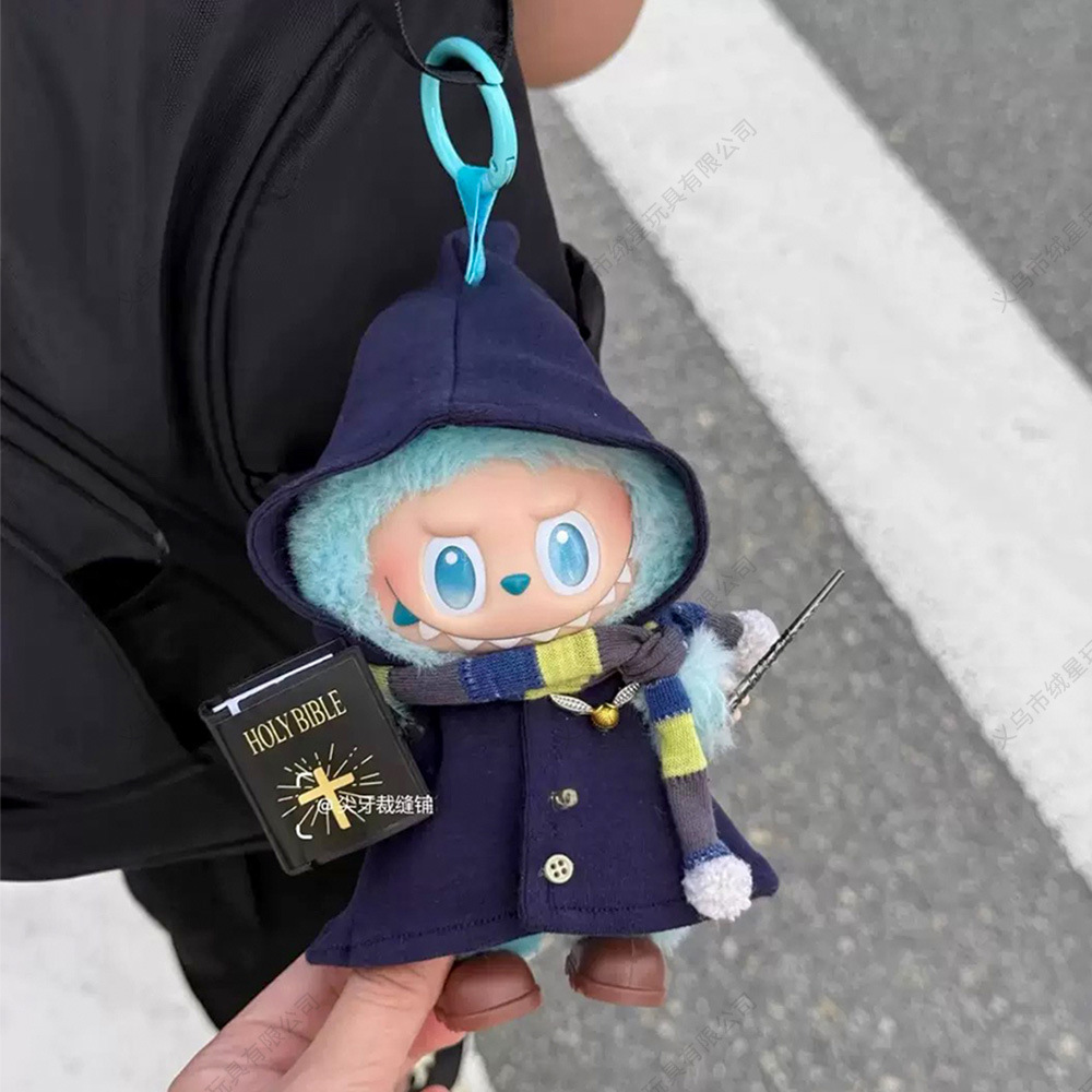 【 Only for Baby Clothes 】 Suitable for Labrador 17cm vinyl doll small clothes Gryffindor Little Wizard set wholesale Specification image