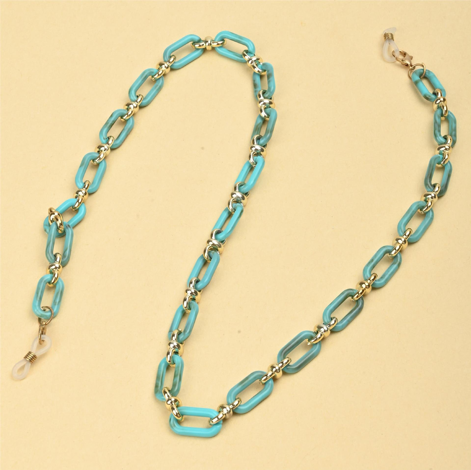 Wholesale of new acrylic eyeglass chains, extension chains, dual-purpose anti-loss necklaces, and acrylic eyeglass mask chains for foreign trade Application Scenario