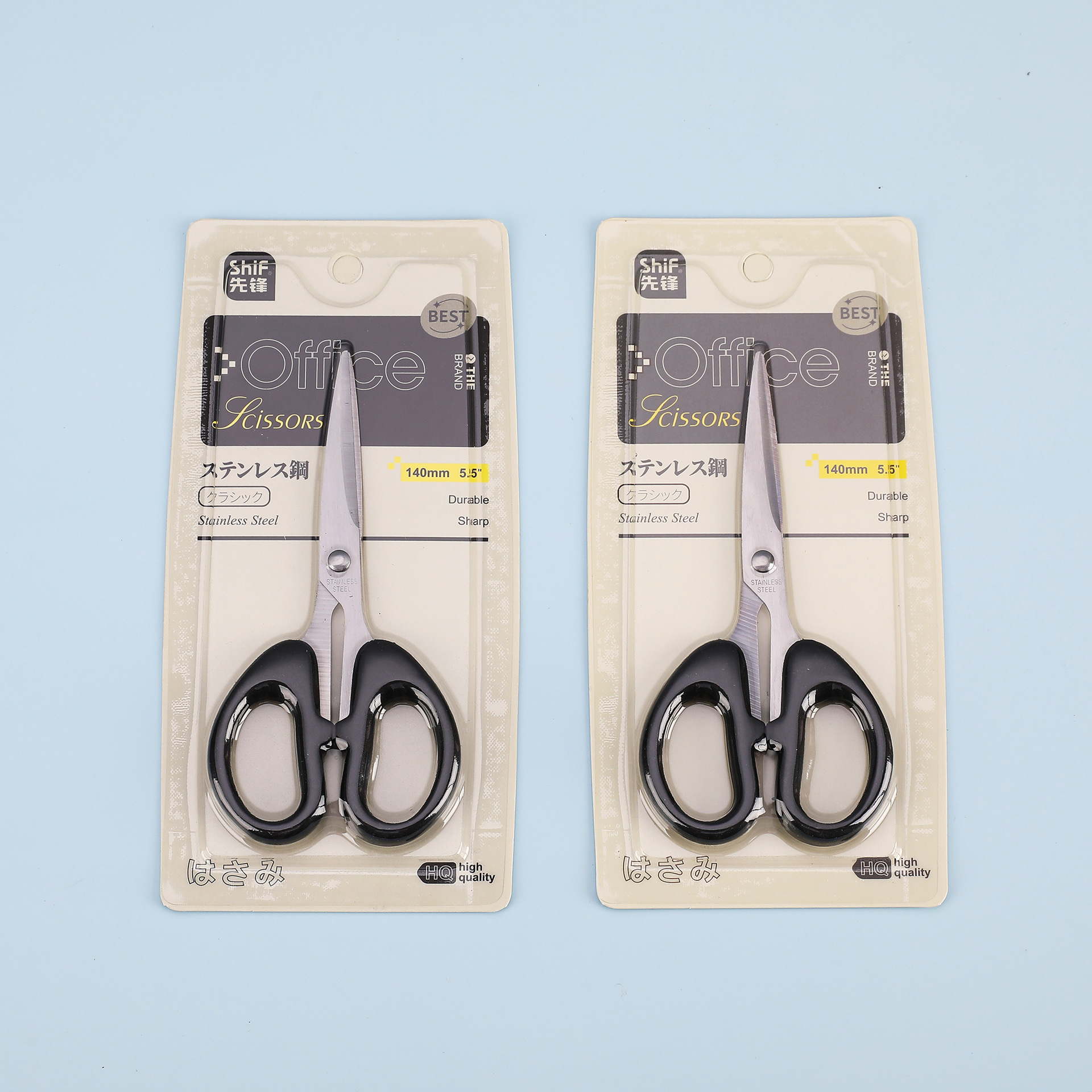 Pioneer 1506 stainless steel household scissors, children's and students' scissors, thread sewing scissors, hand paper-cutting stationery scissors details Picture