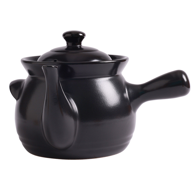 Tao Bao Wang Dry-fired side Ear Health Pot, old-fashioned Medicinal pot, Decoction Clay pot, Traditional Chinese Medicine Pot, Chinese Herbal Medicine Pot, Open Flame Decoction Pot Item Picture
