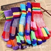 Wholesale full-finger anti-slip yoga warm gloves, winter knitted magic print, women's six-color five-finger touch screen Application Scenario