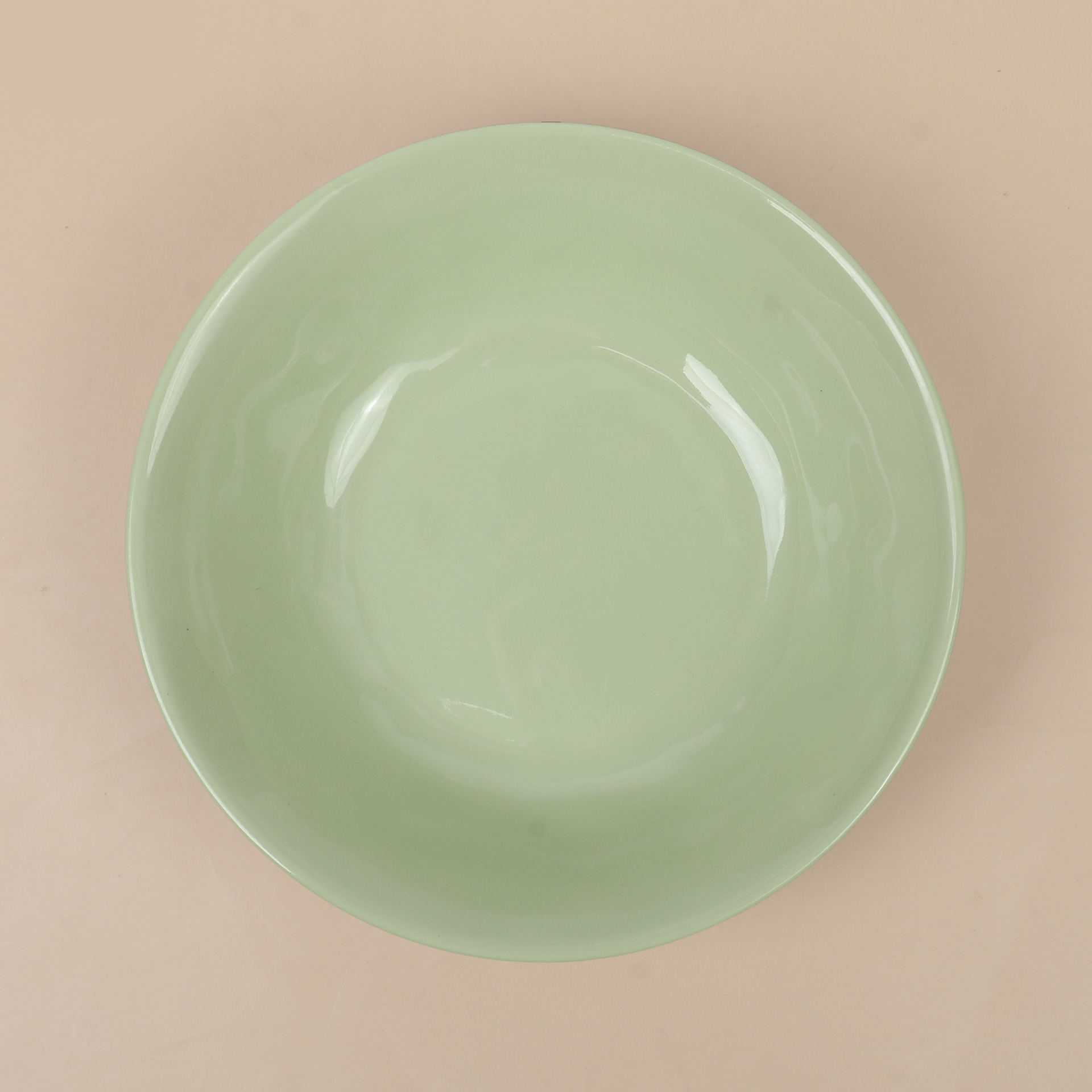 Wholesale of green round plates, melamine imitation porcelain flat plates, restaurant plates, hotel deep plates, round plates and stir-frying plates Application Scenario