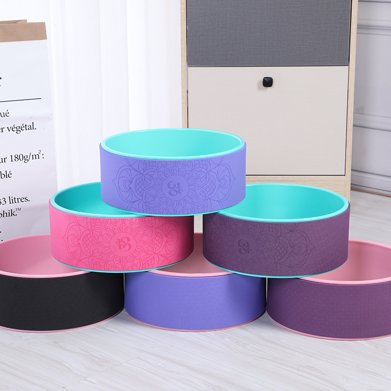 New three-dimensional yoga wheel home anti-slip, fitness and slimming products, waterproof and shock-absorbing auxiliary products for stretching Application Scenario