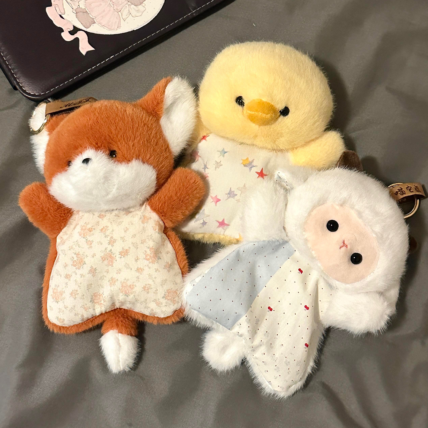 豆袋安抚玩偶小猪毛绒玩具解压捏捏陪伴手偶布娃娃小羊背包挂件