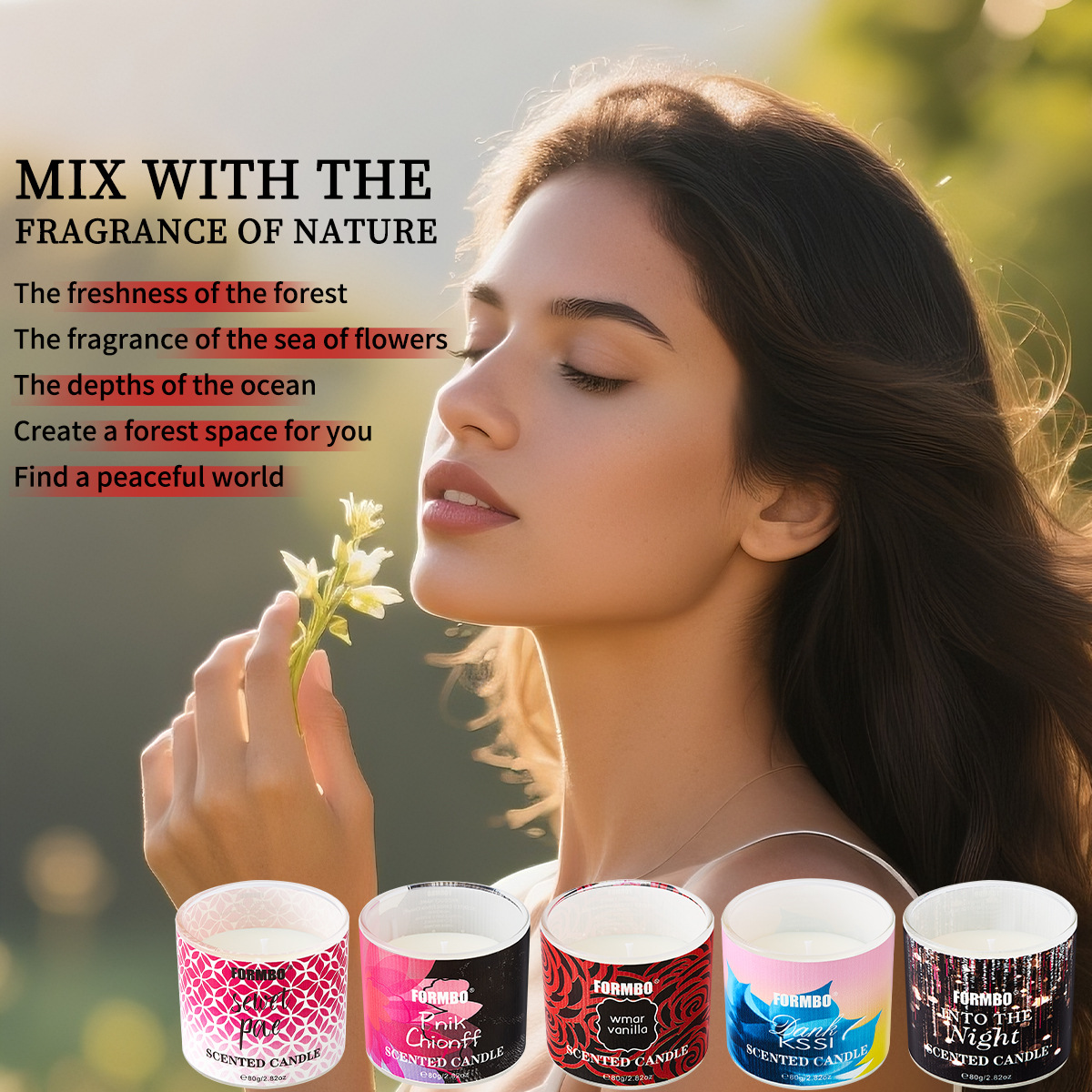 【跨境专供】FORMBO香薰蜡烛室内除臭芳香香薰清新空气除异味香薰细节图