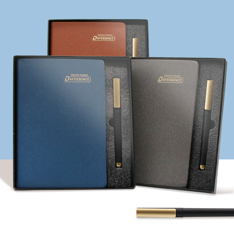 Yalong Cross-border 2023 New Design A5 Leather Notebook Set for student and office staff notebooks