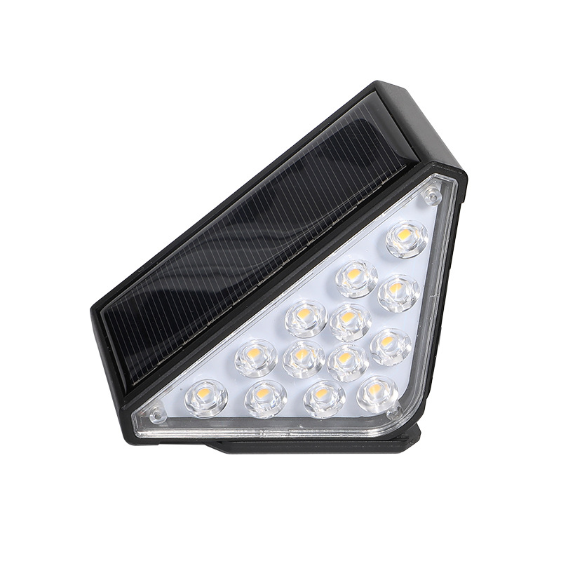 跨境太阳能阶梯灯户外防水LED庭院灯装饰围墙布置栏杆楼梯台阶灯