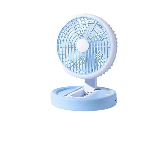 New desktop mini fan, mini portable charging usb, home dormitory, strong wind force, silent folding desktop fan Item Picture