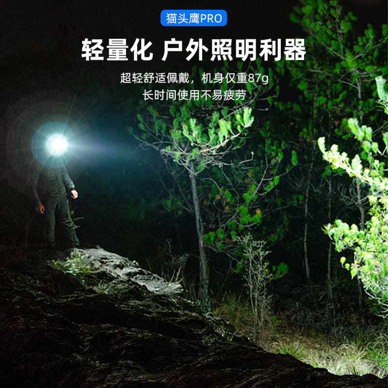 头灯/头灯钓鱼灯/头灯可以换电池/头戴式户外灯/康铭头灯细节图