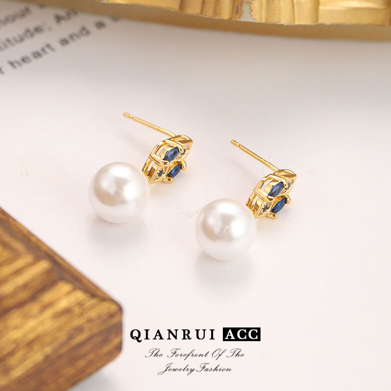 欧美时尚感轻奢名媛风吊坠耳环女流苏简约耳饰批发法式设计圆圈