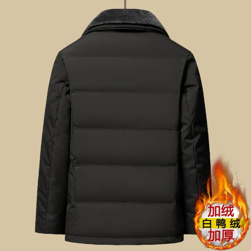 Winter down jackets for middle-aged men and the elderly, thickened and padded warm and cold-proof coats, winter clothes for grandpa and dad Application Scenario