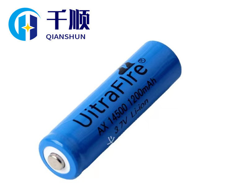 千顺 LC14500电池1000mAh 3.7V 手电筒专用5号充电电池