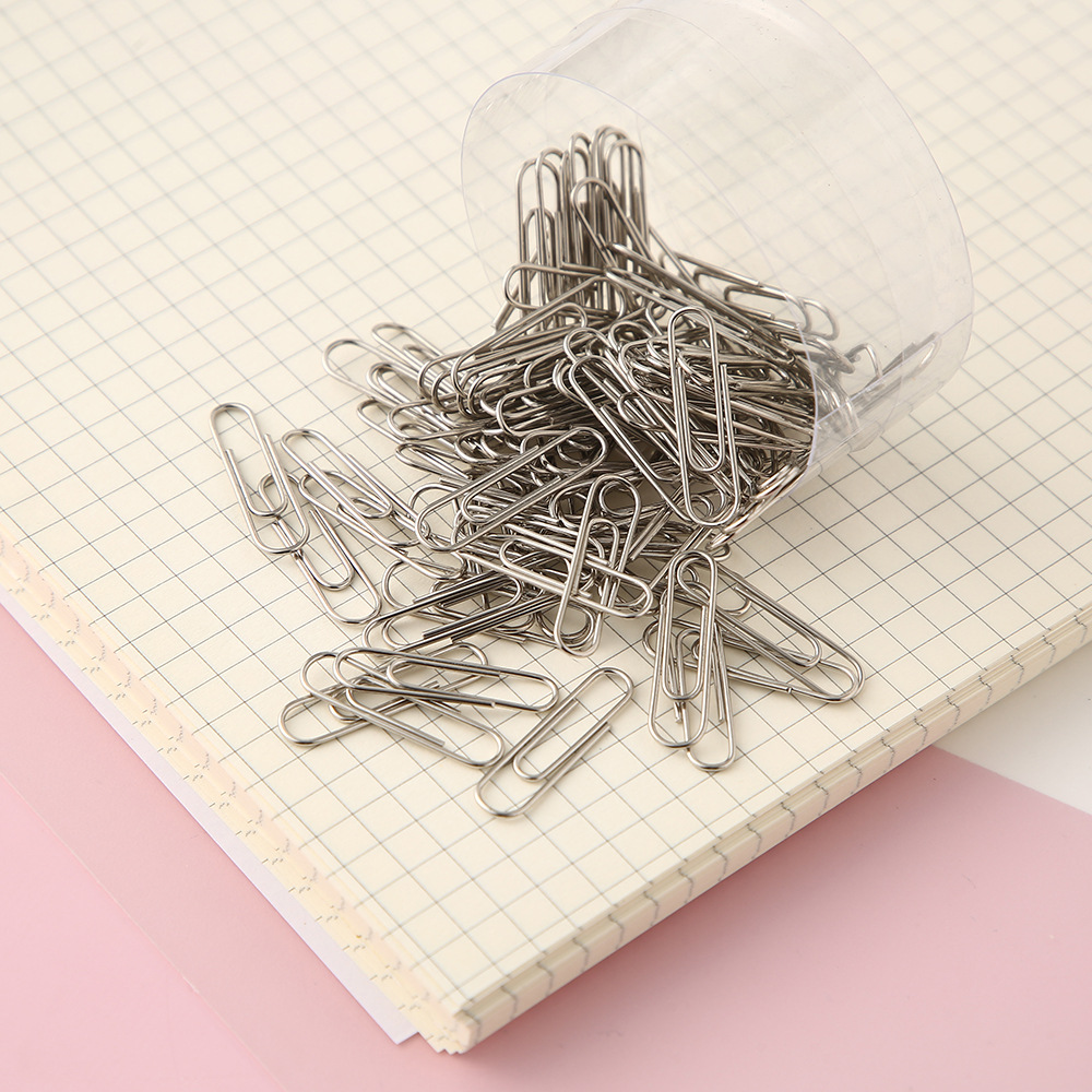 28mm stainless steel paperclip factory can customize office document organization pins in stock for wholesale details Picture