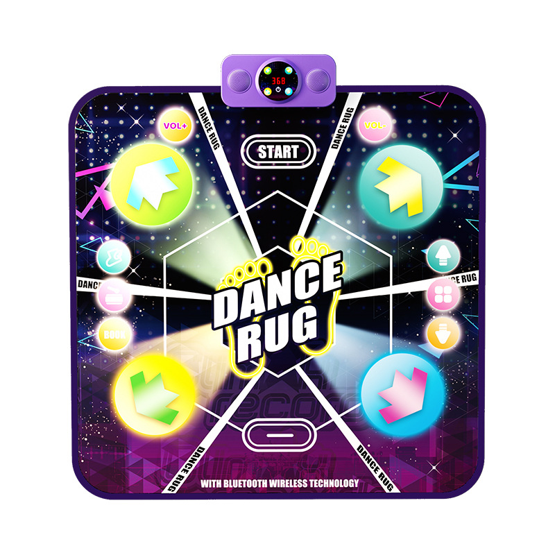 Cross-border new children's electric dance mat with light Bluetooth version music mat, parent-child game interactive children's toy Item Picture