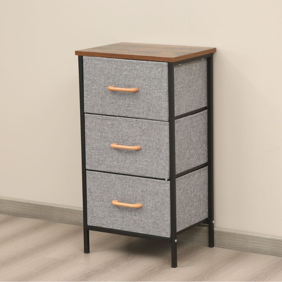 Modern fabric drawer-type storage cabinet box, bedroom storage cabinet, multi-layer assembly, home baby toy organizing cabinet Application Scenario