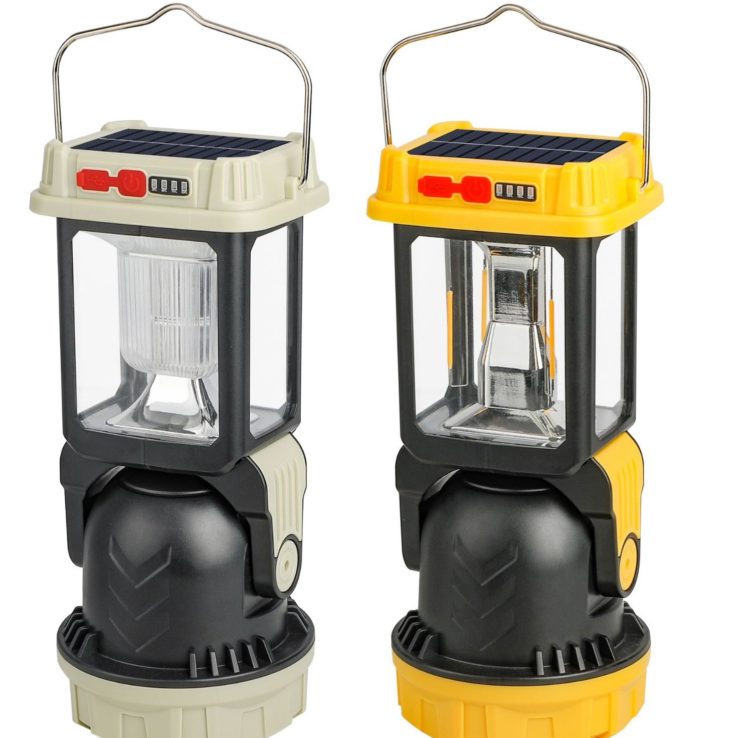 Cross-border solar LED high-intensity portable lamp, outdoor multi-functional tungsten filament ambient light, household table lamp, flashlight