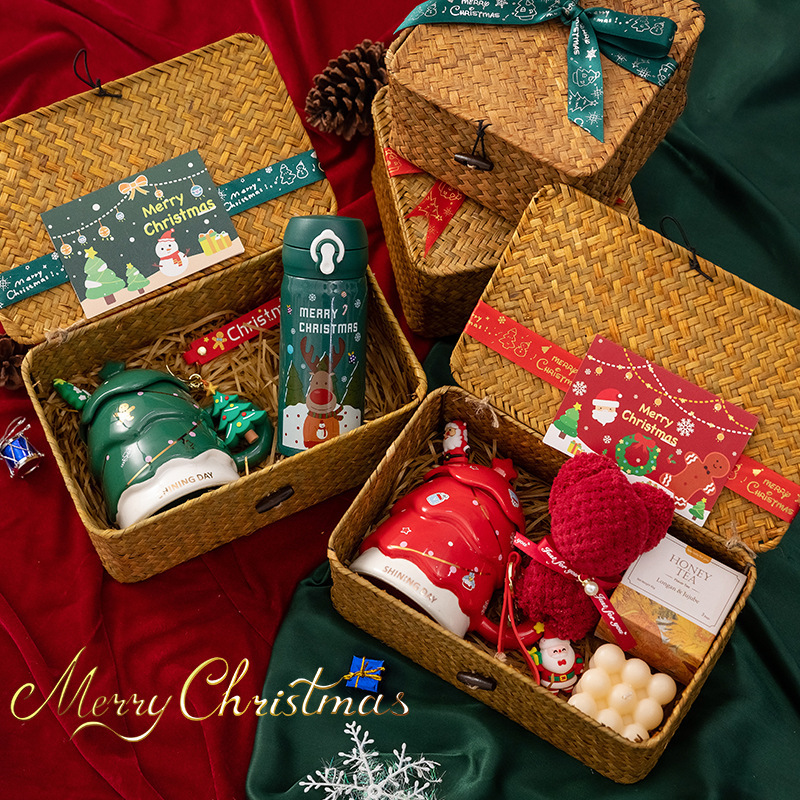 公司商务伴手礼闺蜜圣诞节礼物情侣马克杯带盖开业活动礼品送客户细节图