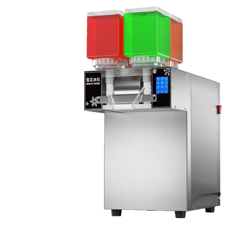 The commercial four-color snowflake ice machine for Internet celebrities, the fully automatic fluffy ice machine, the smoothie machine for street vending, and the ice maker that can cross cameras Item Picture