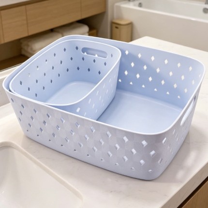 Wholesale of laundry baskets, dirty clothes storage baskets, and household laundry baskets Specification image