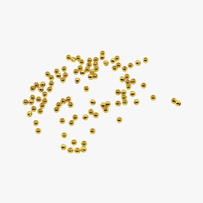 Chapado en oro plata blanco K perlas sueltas al por mayor diy pulsera cadena de mano taladros con cuentas cuentas hechas a mano perlas sueltas Application Scenario