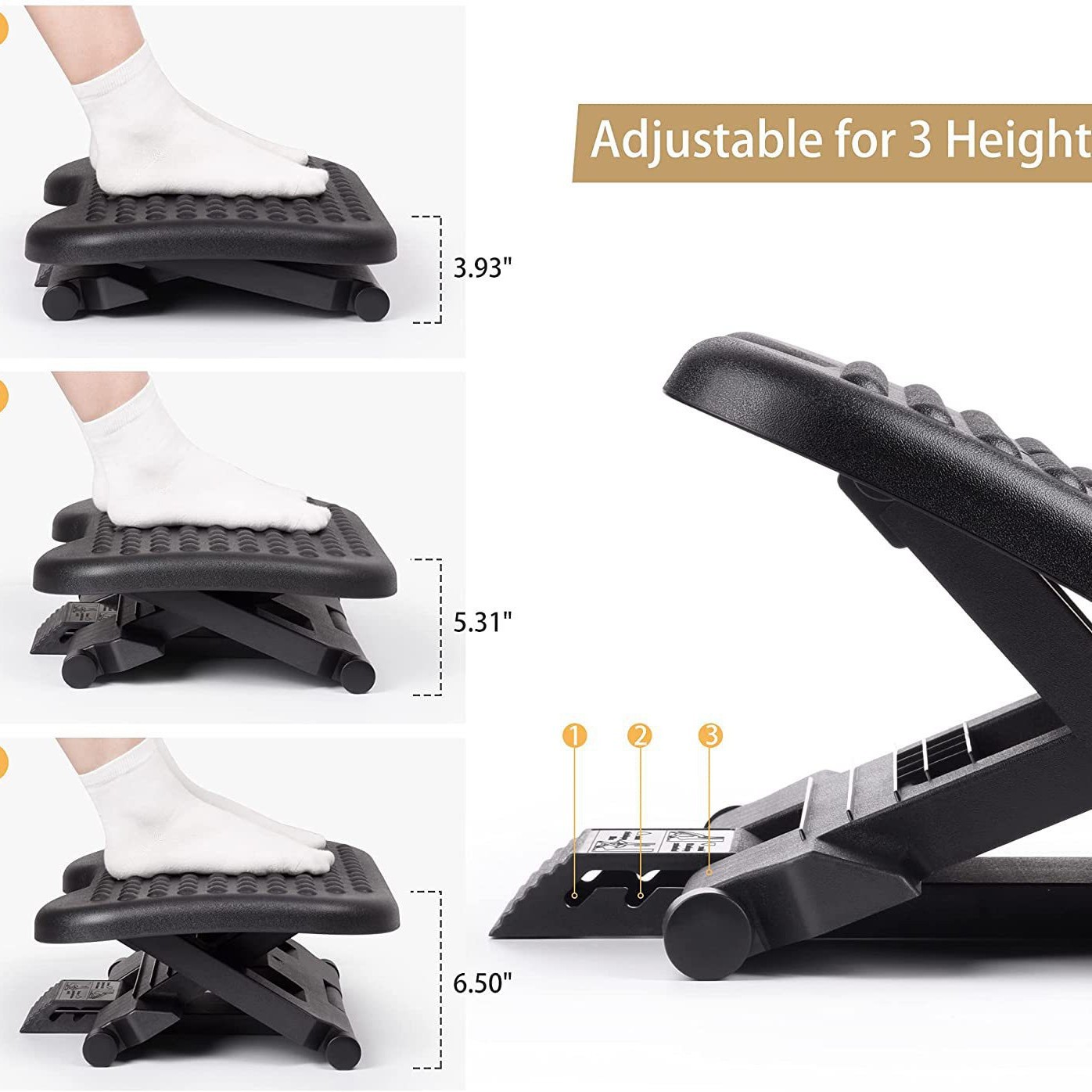 ويوضع الأطفال الأطفال تحت الطاولات تحت أقدامهم في مكاتبهم Specification image