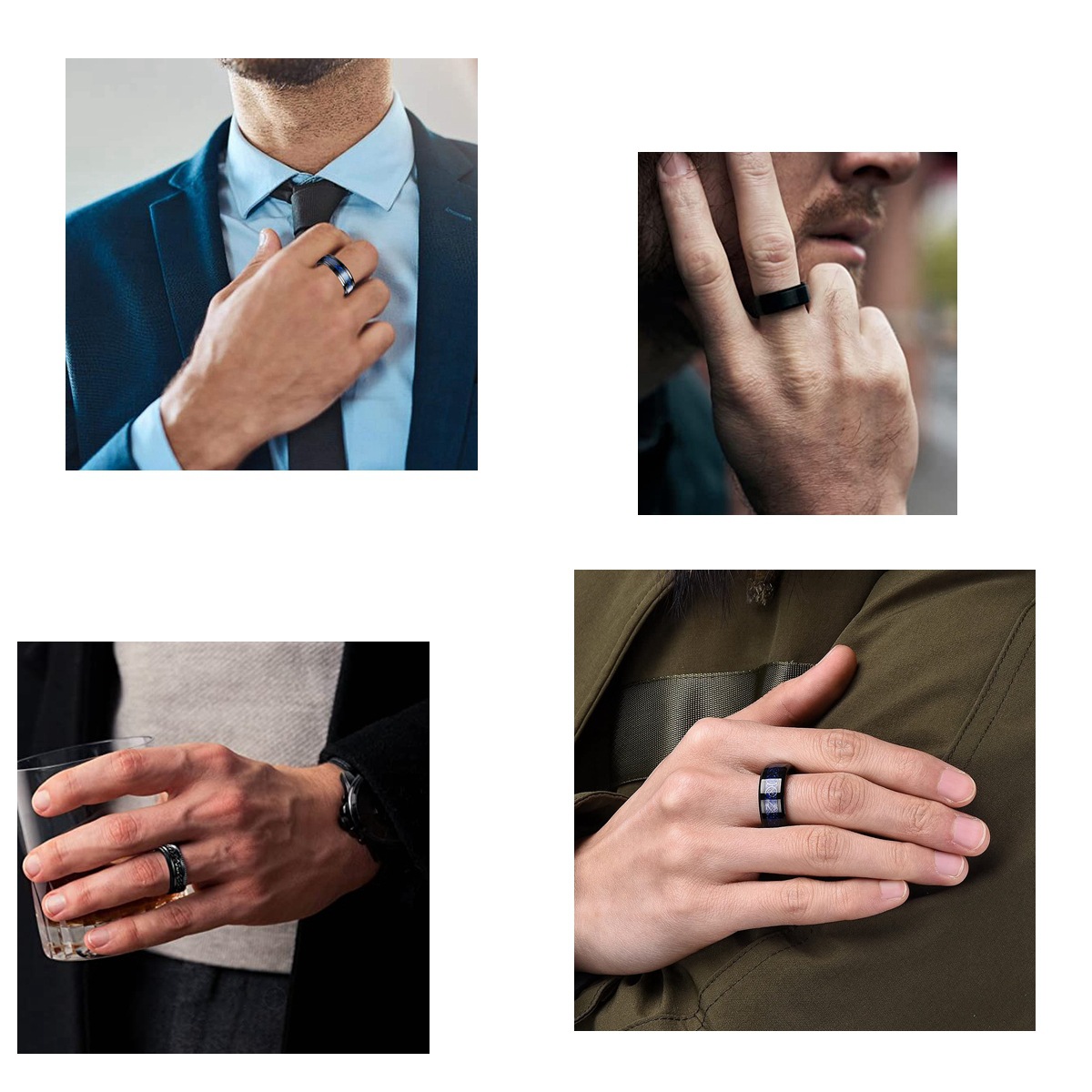 مجموعة جديدة من صلب التيتانيوم للرجال من منطقة الأمازون 2024 Item Picture
