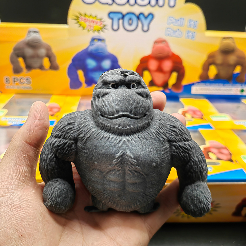 The "Stress-relieving Gorilla King" is a must-have stress-relieving gadget. It's a popular monkey doll and a creative children's venting toy gift Specification image