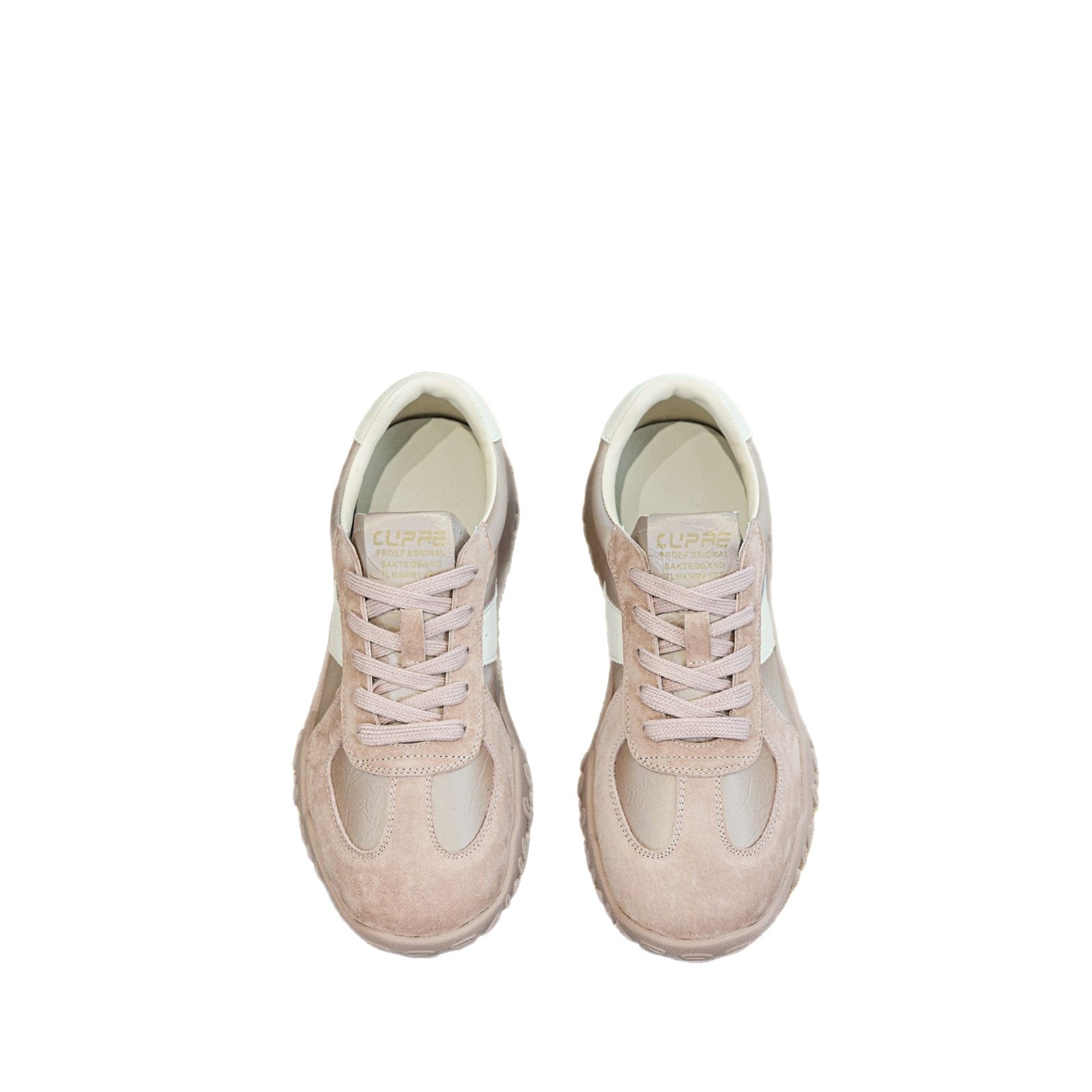 A new type of leather anti-slip and versatile De Xun shoes for women with soft soles, 56002, which can increase height by 7 cm Item Picture