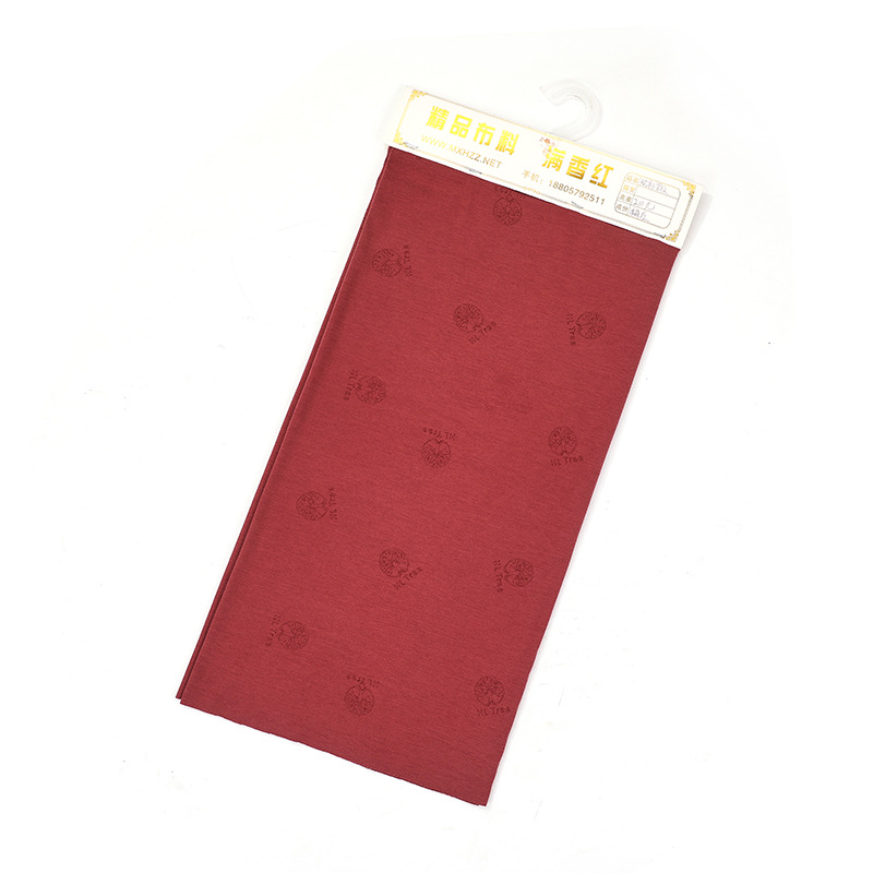 现货可加工染色diy多种款式烧花空气层针织面料吸湿弹力内衣面料细节图