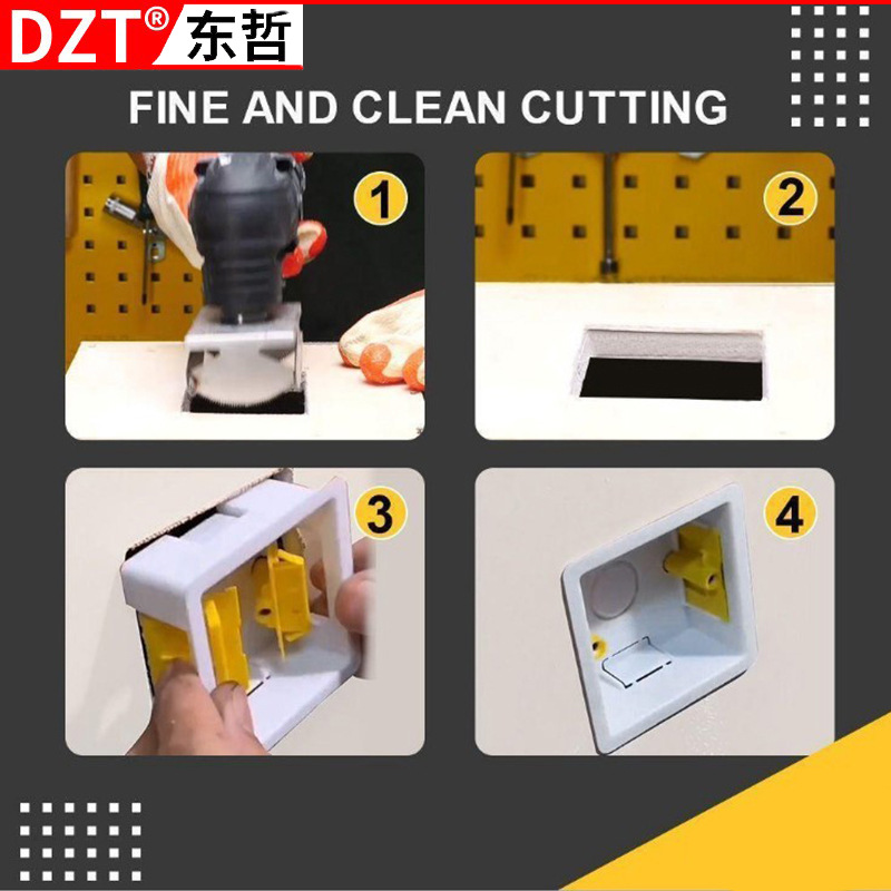 SquareSlotCutter, a woodworking square slotting tool, is used for making square grooves and holes Application Scenario