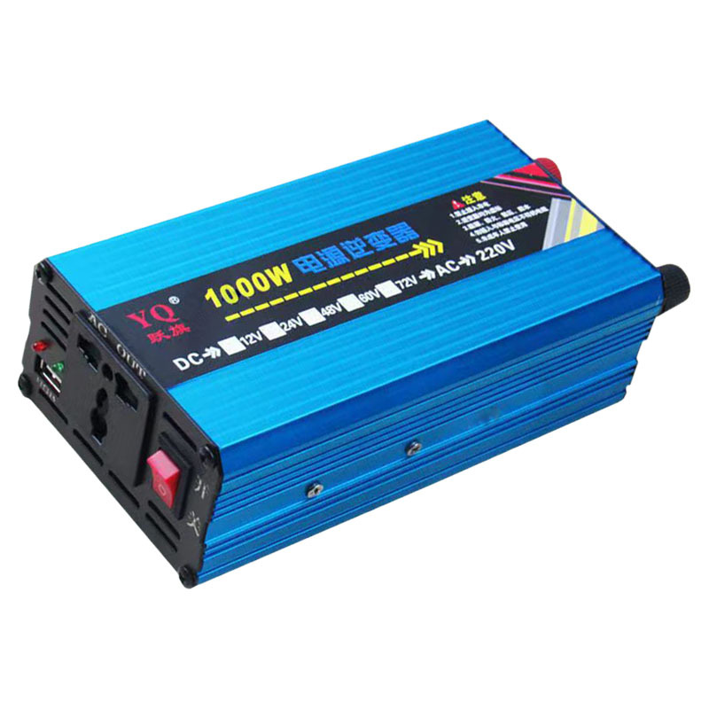 High-power 12V, 24V, 48V, 60V, 72V to 220V, 2000W sine wave inverters for car and home use Item Picture