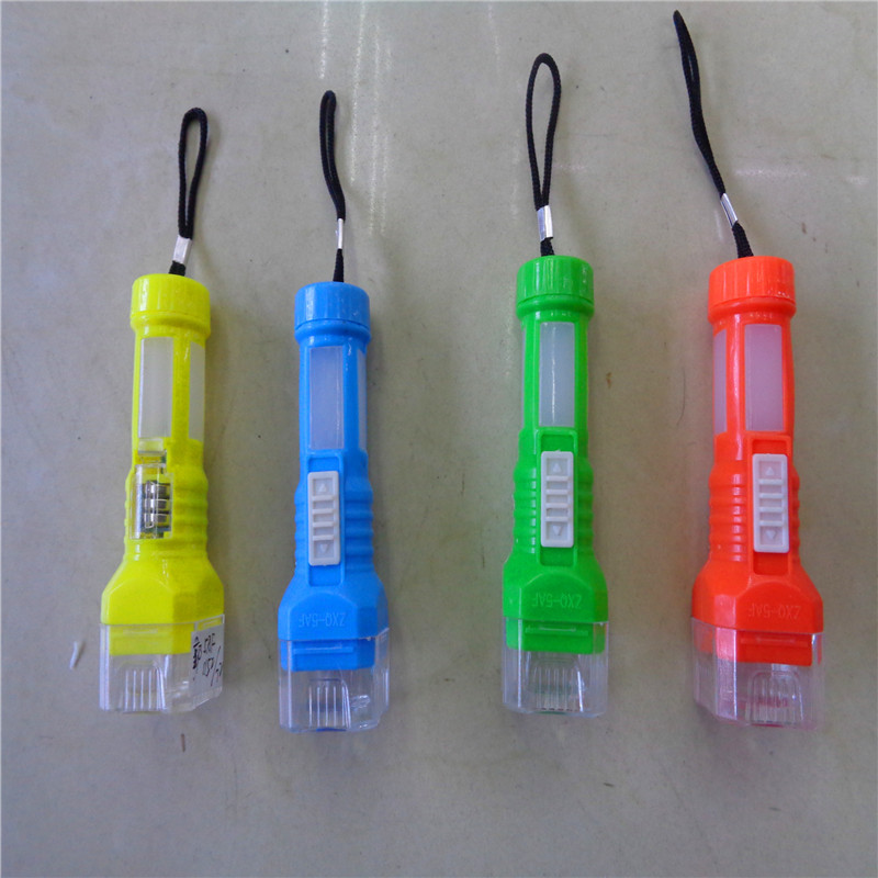 Toy 5AF dual-light flashlight, creative LED keychain, night light, street stall supply, factory direct sales