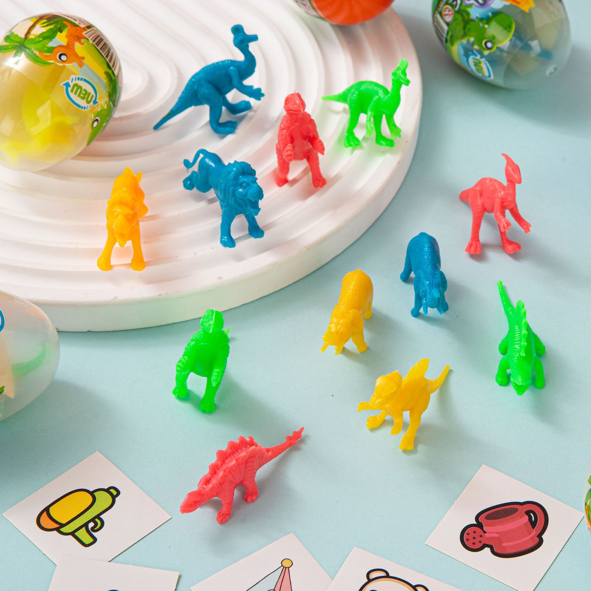 趣味扭蛋儿童仿真恐龙小摆件玩具扭扭蛋六一儿童节幼儿园礼物批发复活节彩蛋盲盒创意潮流玩具