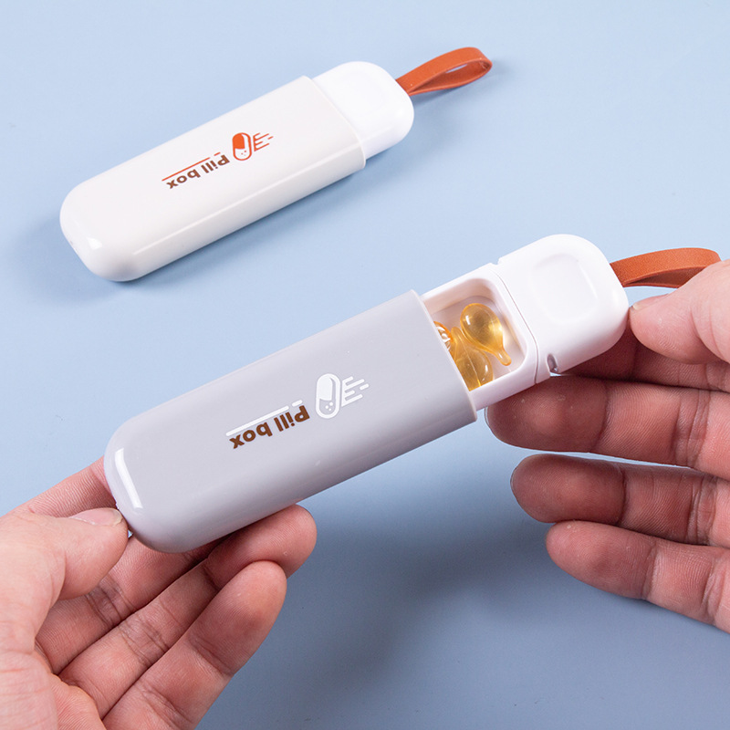 U盘药盒便携小药盒分装药盒随身收纳分药盒迷你药品丸盒子密封盒细节图