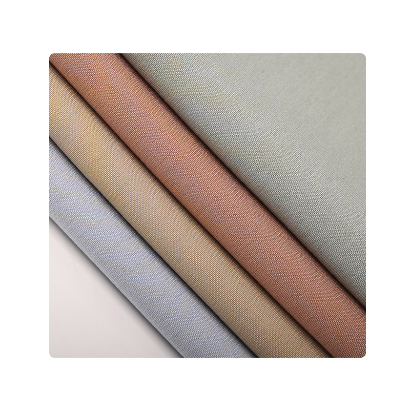 工厂145g亚麻混纺套装面料 春夏现货人棉锦纶裤子裙子梭织女装布