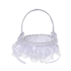 The wedding flower girl's small basket is a bestseller in Europe and America. Brides carry petal flower baskets to scatter flowers on their wedding day. Small European-style flower baskets Item Picture