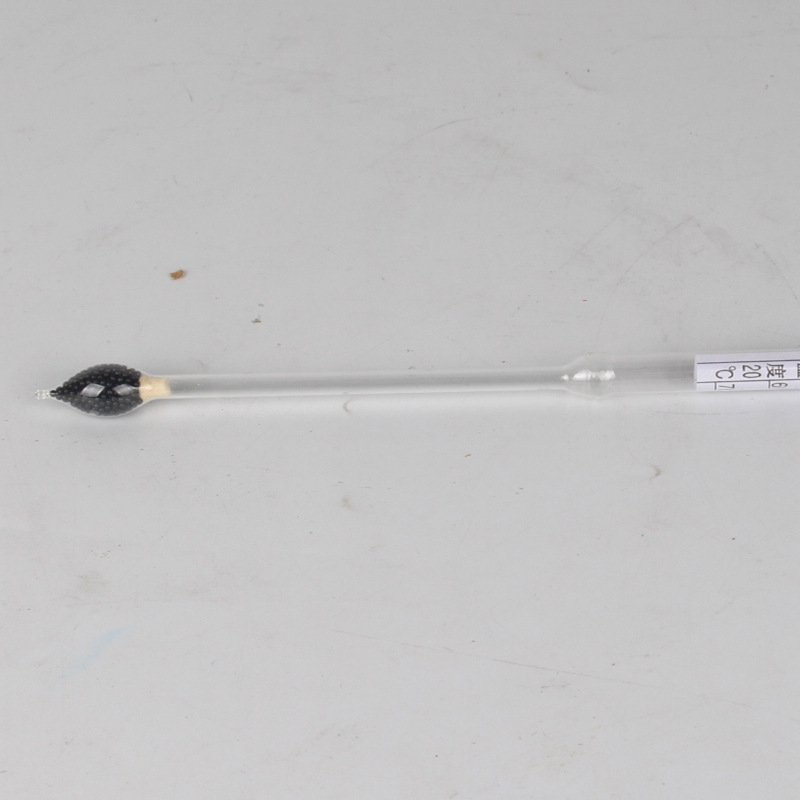 0-70密度计比重计婆梅氏酒精计液体密度测量计玻璃浮计教具学具细节图