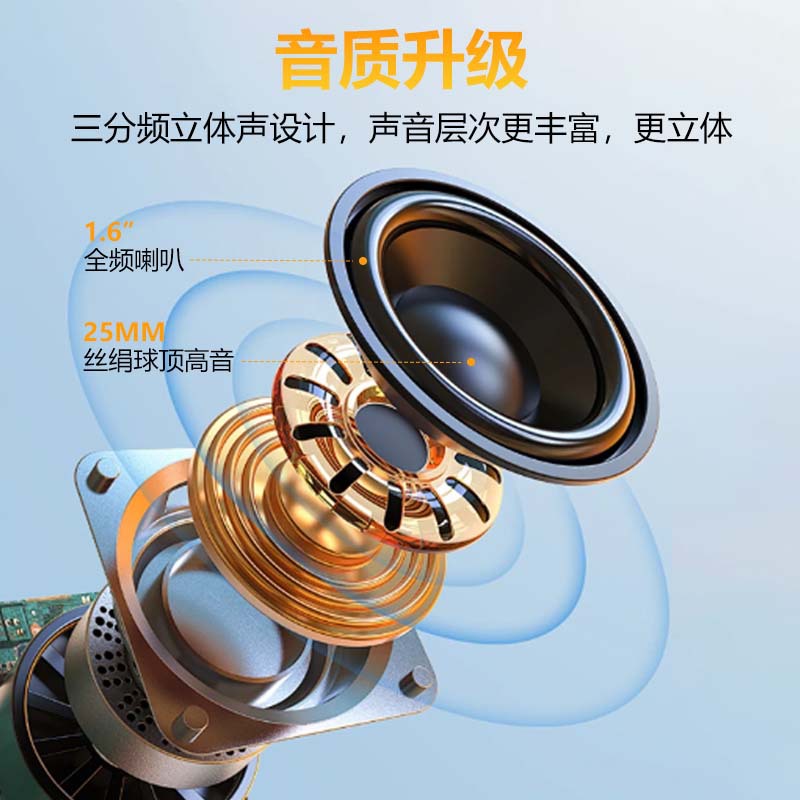 Manhamo Xuan Crystal 5 Audio System, fourth-generation hifih4 wireless Bluetooth subwoofer, Smart JH02 speaker Application Scenario