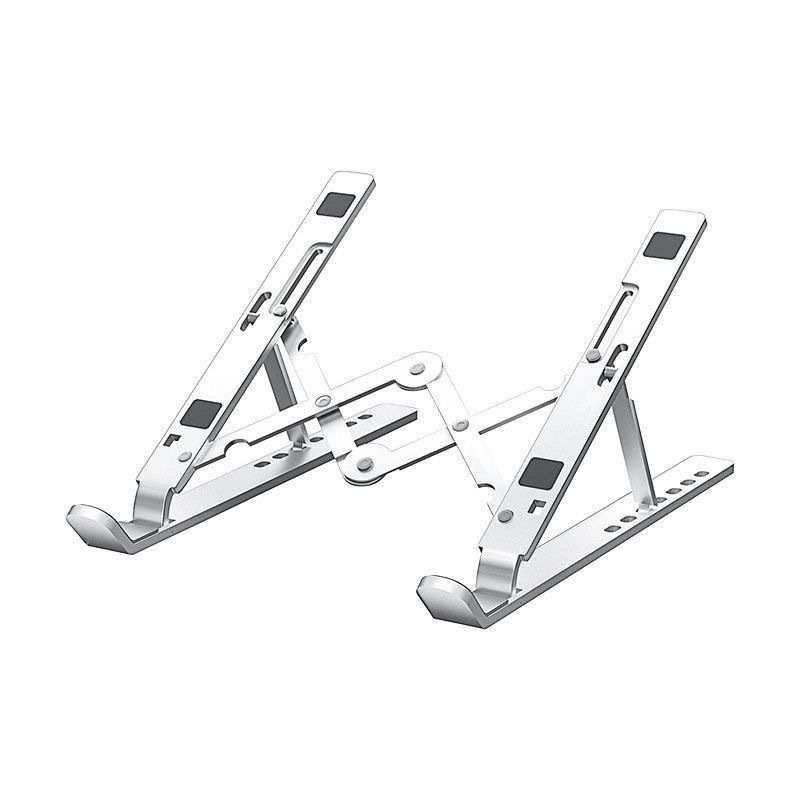 电脑支架/电脑增高支架/电视支架/电视支架器/折叠笔记本电脑支架白底实物图