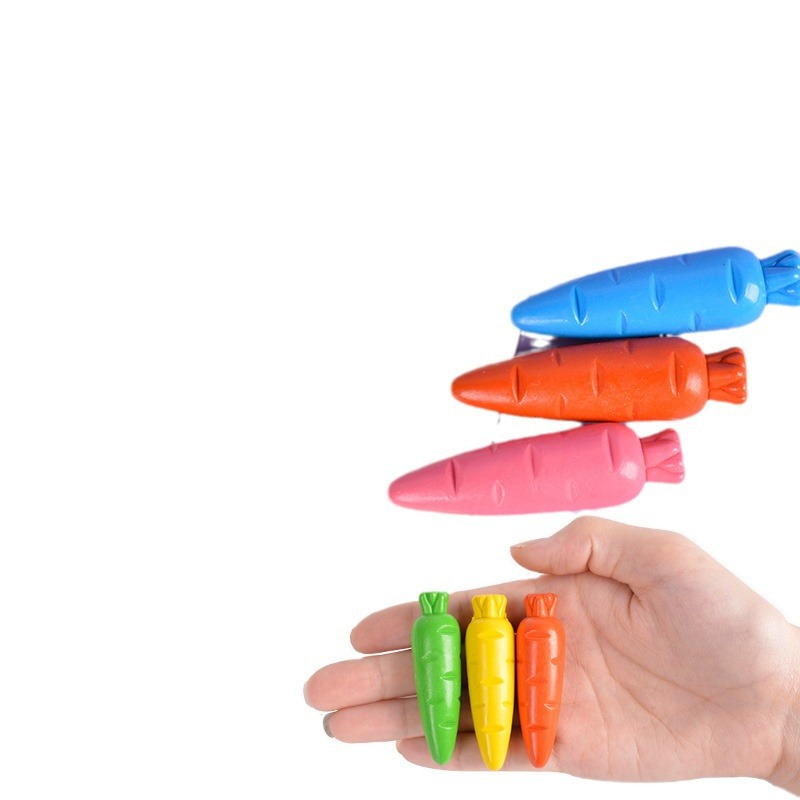 Children's hands are not dirty. Plastic crayons, radish crayons, children's doodling and drawing, 36-color crayons, washable, box-packed crayons Item Picture