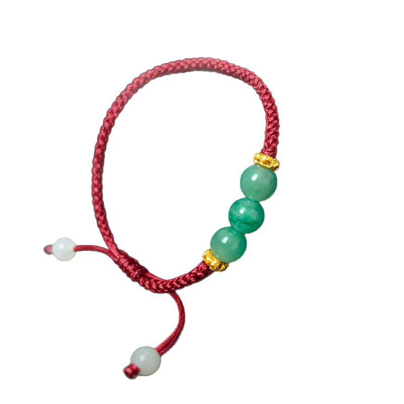 手链/红绳/手串/手链女/端午红绳白底实物图