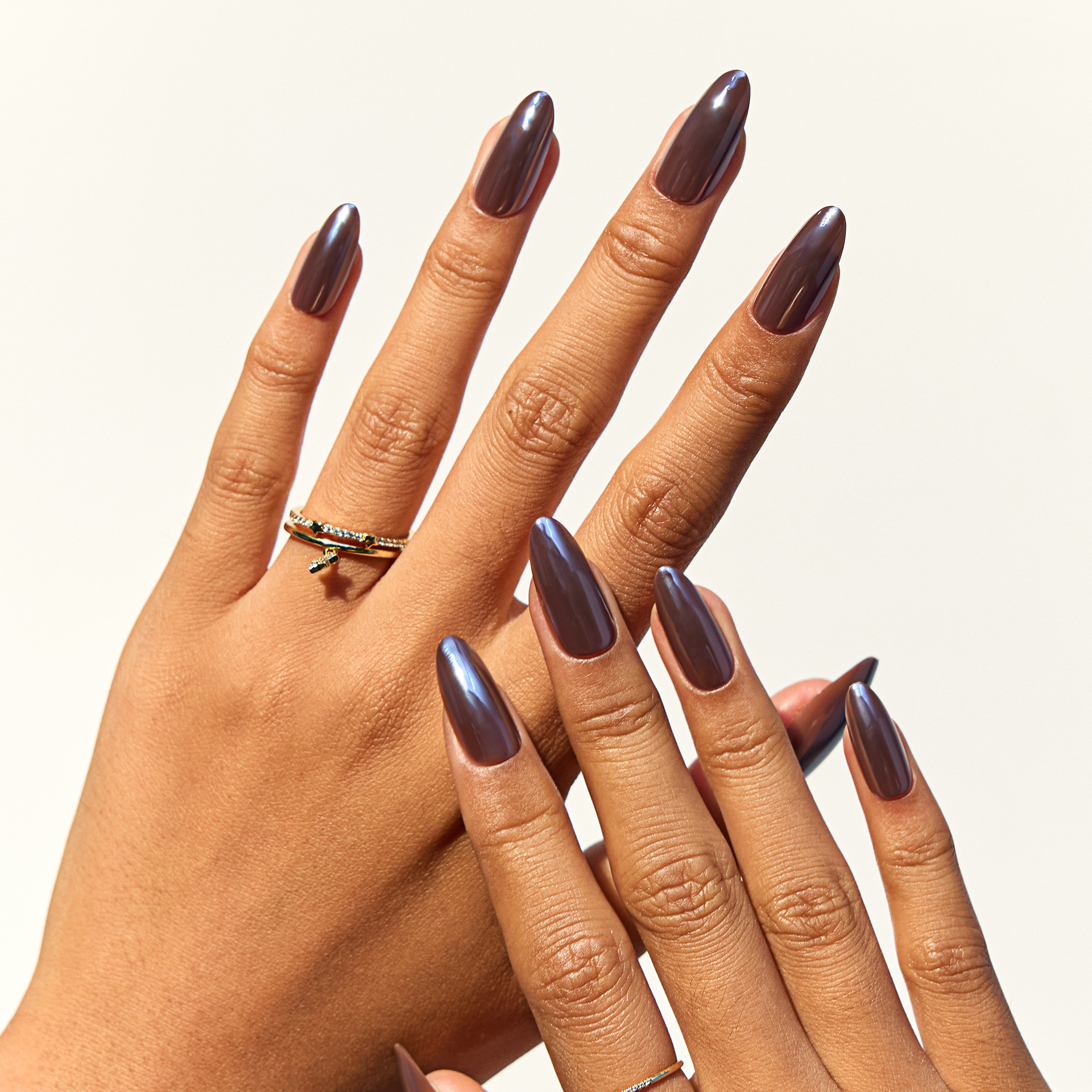 30-piece brown coated wearable nails for export, custom nail plates, high-end cross-border fake nails and nail art wholesale factory in the US region